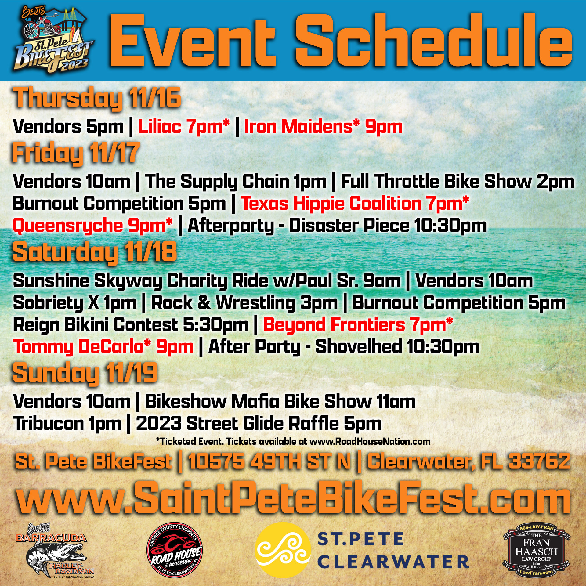 St Pete Beach Bikefest GL1800Riders Forums